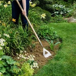 Kent & Stowe Stainless Steel Long Handled Dutch Hoe 7 Kent & Stowe Stainless Steel Long Handled Dutch Hoe -PlantEra Shop 1031058 2