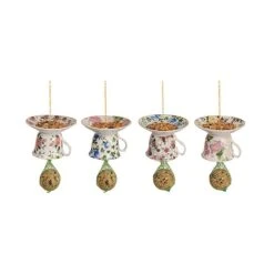 Fallen Fruits Upside Down Teacup Feeder (Assorted Designs)