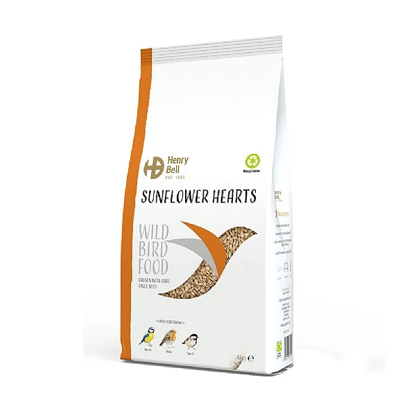 Henry Bell Sunflower Hearts 4Kg 3 Henry Bell Sunflower Hearts 4Kg
