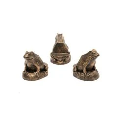 Jardinopia Plant Pot Feet Bronze Frog - Set Of 3 -PlantEra Shop 1177294 3