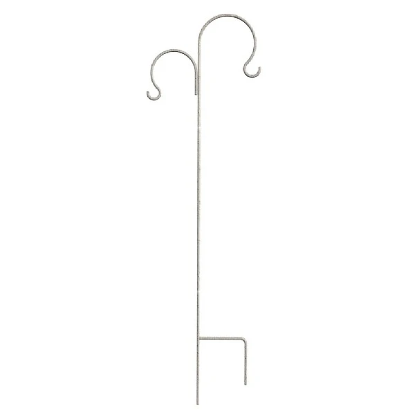 Panacea White French Country Scroll Shepherd Hook 3 Panacea White French Country Scroll Shepherd Hook
