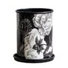Kew Eclectic Orangery Noir Planter With Saucer 13cm 1 Kew Eclectic Orangery Noir Planter With Saucer 13cm -PlantEra Shop 1227769