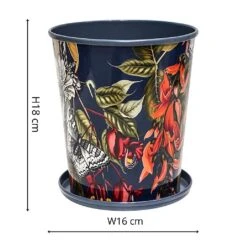 Kew Temperate House Planter With Saucer 16cm -PlantEra Shop 1227772 4