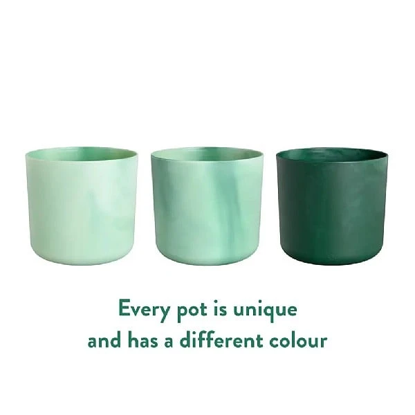 Elho The Ocean Collection Round Pot 22cm Pacific Green 7 Elho The Ocean Collection Round Pot 22cm Pacific Green - Image 5