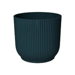 Elho Vibes Fold Round Planter 22cm Deep Blue -PlantEra Shop 1230825 4