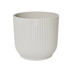 Elho Vibes Fold Round Planter 22cm Silky White -PlantEra Shop 1230826 5