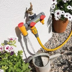 Hozelock Flowmax 3-Way Tap Connector 7 Hozelock Flowmax 3-Way Tap Connector -PlantEra Shop 924990 2