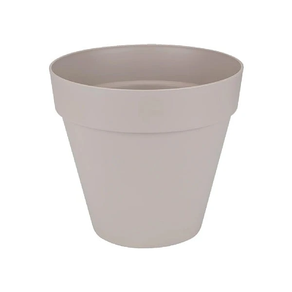 Elho Loft Urban Round Planter 30cm Warm Grey 4 Elho Loft Urban Round Planter 30cm Warm Grey - Image 2