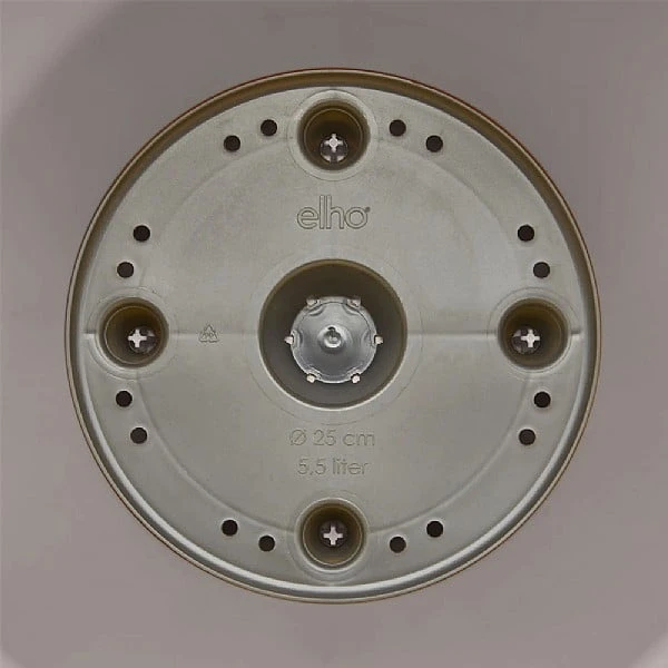 Elho Loft Urban Round Planter 30cm Warm Grey 5 Elho Loft Urban Round Planter 30cm Warm Grey - Image 3