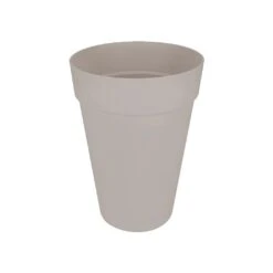 Elho Loft Urban Round High Planter 42cm Warm Grey 8 Elho Loft Urban Round High Planter 42cm Warm Grey -PlantEra Shop 933195 3