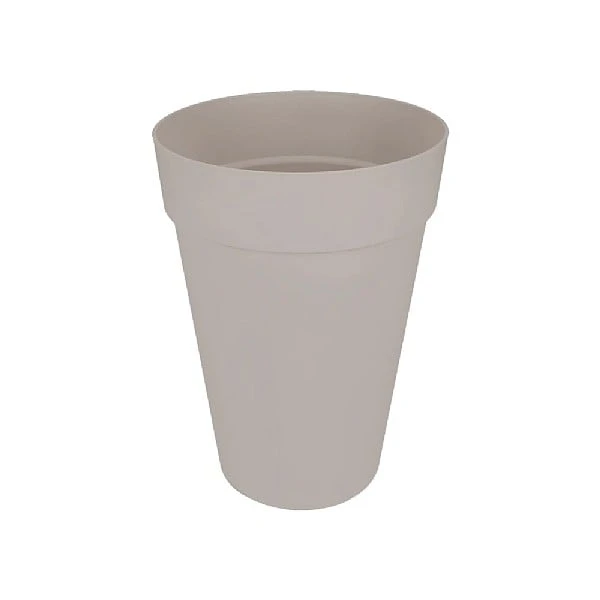 Elho Loft Urban Round High Planter 42cm Warm Grey 5 Elho Loft Urban Round High Planter 42cm Warm Grey - Image 3