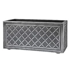 Stewart Garden 70cm Lead Effect Trough - Pewter 5 Stewart Garden 70cm Lead Effect Trough - Pewter -PlantEra Shop 934022 1