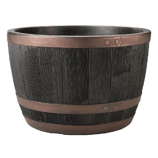 Blenheim Half Barrel Planter 61cm Copper 4 Blenheim Half Barrel Planter 61cm Copper - Image 2