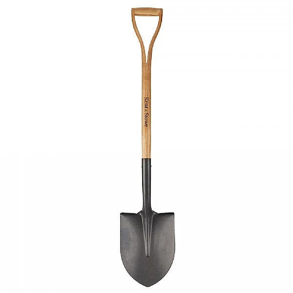 Kent & Stowe Carbon Steel Round Nose Shovel 3 Kent & Stowe Carbon Steel Round Nose Shovel