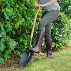 Kent & Stowe Carbon Steel Round Nose Shovel 5 Kent & Stowe Carbon Steel Round Nose Shovel -PlantEra Shop 974162 1