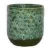 Ivyline Emerald Reactive Glaze Pot Cover (Various Sizes) -PlantEra Shop EMERAREACT