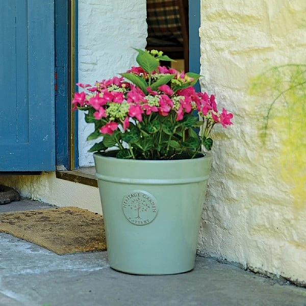 Woodlodge Heritage Edwardian Ceramic Pot Mint Green (Various Sizes) 3 Woodlodge Heritage Edwardian Ceramic Pot Mint Green (Various Sizes)