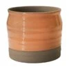 Ivyline Puro Lipped Gloss Ripple Pot Cover Peach (Various Sizes) -PlantEra Shop IVPUROPE