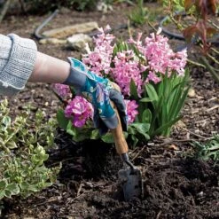 Town & Country Teal Lux-Fit Synthetic Leather Gloves -PlantEra Shop LUXSYNTEAL 1