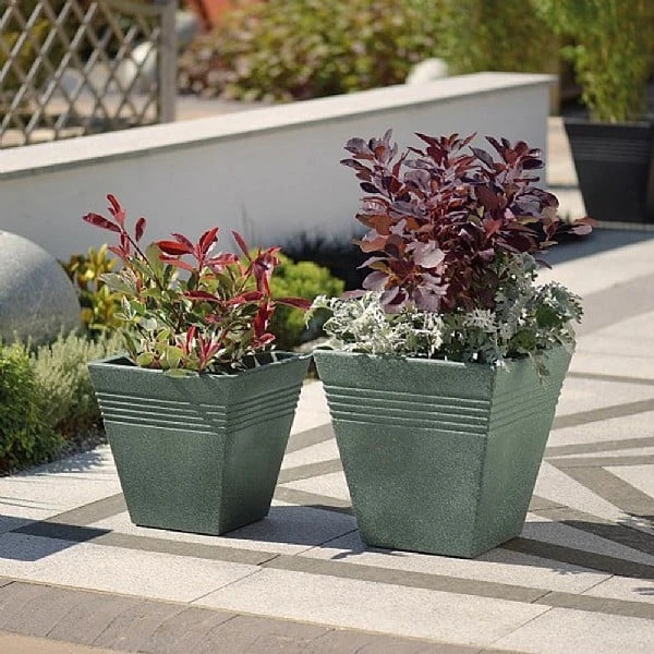 Piazza Square Planter 40cm (Various Colours) 3 Piazza Square Planter 40cm (Various Colours)